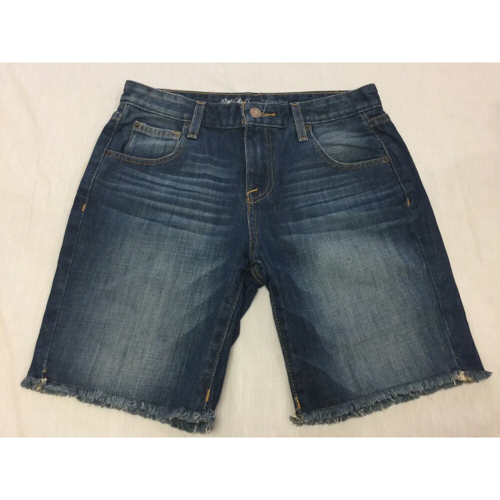 MOSSIMO BOYFRIEND WOMENS JEANS SHORTS SIZE 0/25